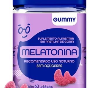 Melatonina Sabor Morango 60 Gomas Mastigável Fini Dr Good